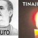 Portada del video audiolibro Tinajilla, de Lauro Olmo, imagen de lauro Olmo y vela logo con título y autor